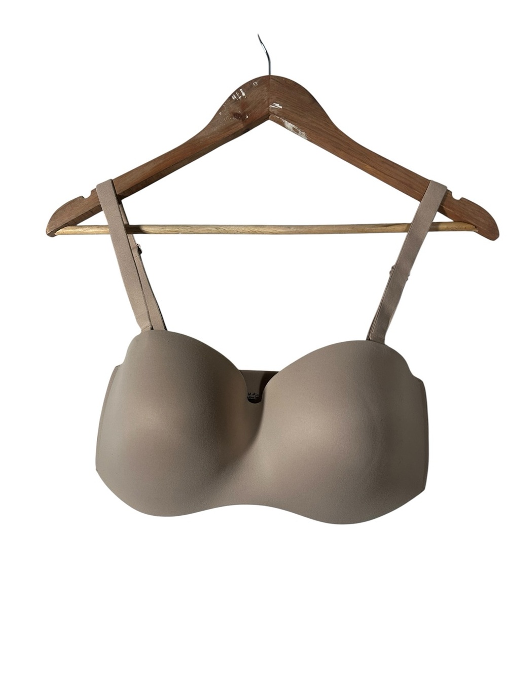 Soma Enbliss Stay Put Strapless Convertible Bra in Taupe Beige Size 34DD